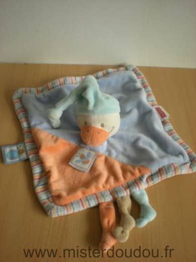 Nattou Oiseau Bleu orange - Très bon état