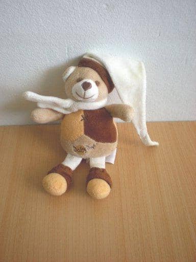 Baby nat Ours Beige marron orange - Très bon état