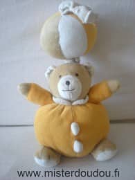 Baby sun Ours Orange marron écru - Etat moyen