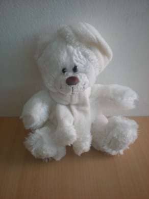 Cobico Ours Blanc echarpe bonnet - Très bon état