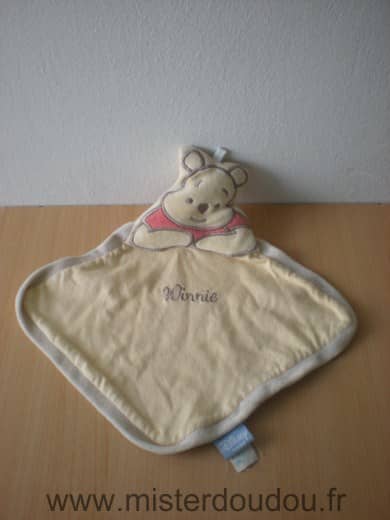 Disney Ours Jaune rouge. winnie - Très bon état