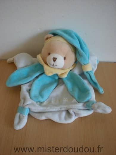 Doudou et compagnie Ours Bleu - Très bon état