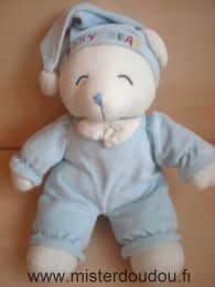Gipsy Ours Bleu blanc baby bear - Bon état