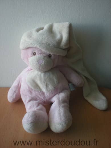 Gipsy Ours Rose blanc - Etat moyen