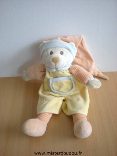 Kimbaloo Ours Jaune orange bleu - Bon état
