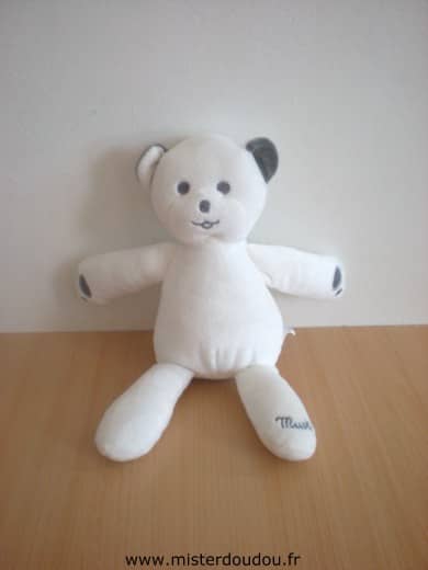 Mustela Ours Blanc gris - Très bon état