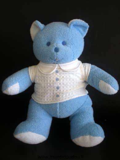Mustela Ours Bleu chemise blanche - Très bon état