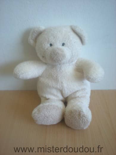 Nicotoy Ours Ecru beige - Très bon état