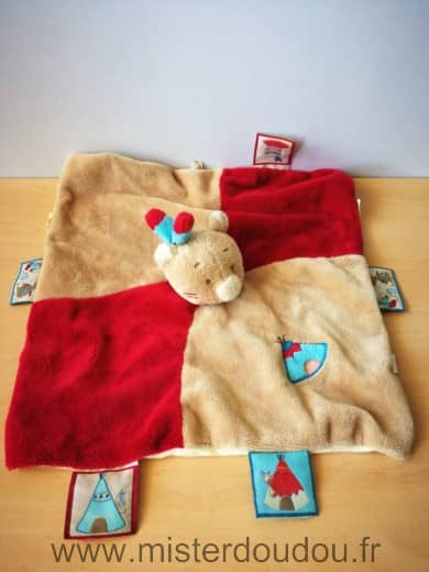 Noukie s Ours Beige rouge indien - Très bon état