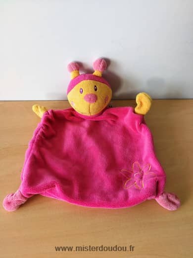 Babyclub Papillon Rose jaune fleur - Très bon état