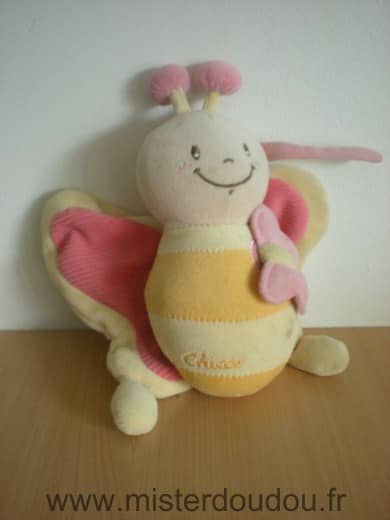 Chicco Papillon Rose jaune - Très bon état