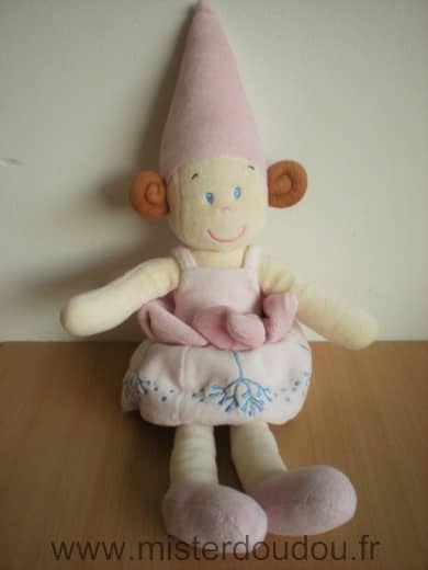 Kiabi baby Poupée Fee robe rose - Très bon état