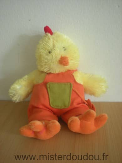 Gipsy Poussin Jaune salopette orange - Très bon état