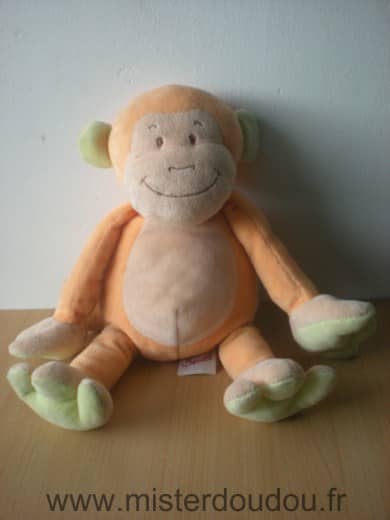 Bengy Singe Orange rose vert - Très bon état