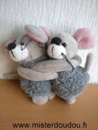 Cmp Souris 2 souris grises - Très bon état