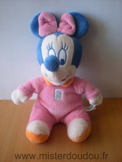 Disney Souris Minnie rose bleu - Très bon état