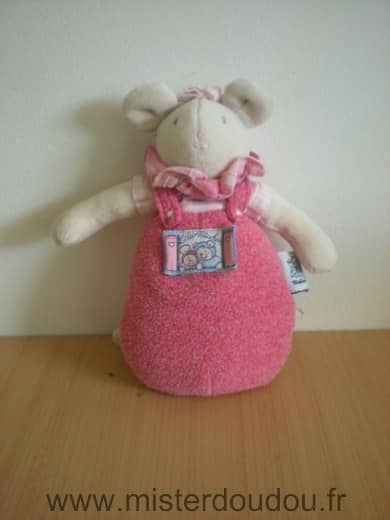 Moulin roty Souris Lila rose - Bon état