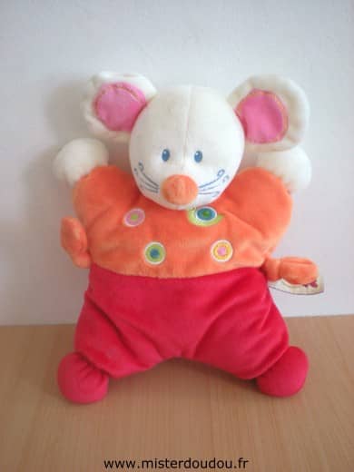 Nicotoy Souris Orange rouge - Très bon état