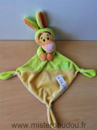 Disney Tigre Tigrou vert jaune lapin - Très bon état