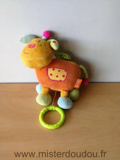 Baby sun Vache Jaune orange bleu - Etat moyen