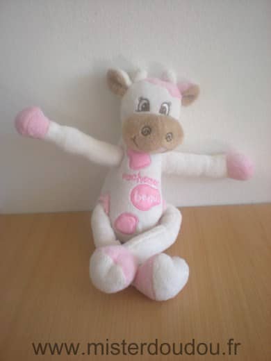 Cmp Vache Blanc rose "vachement beau" - Très bon état