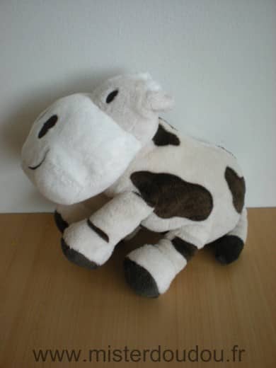 H et m Vache Ecru taches marron - Très bon état