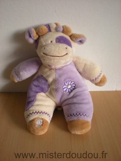 Lascar Vache Jaune mauve fleur mauve - Très bon état