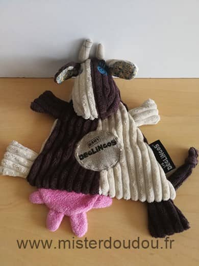 Les deglingos Vache Beige marron - Très bon état