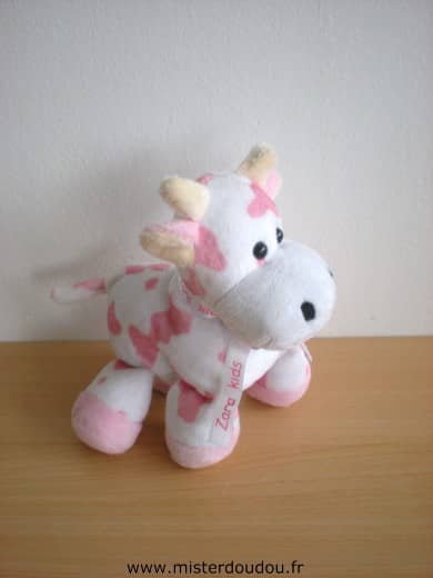 Zara kids Vache Blanc rose - Très bon état