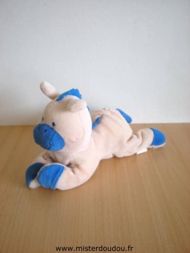 Bébé confort Zébre Beige bleu - Très bon état