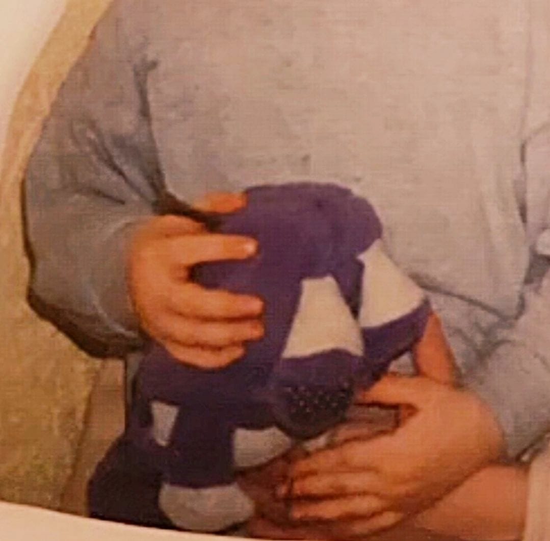 Suche meine Musikalische Maus mit Lila kleid und Zipfelmütze