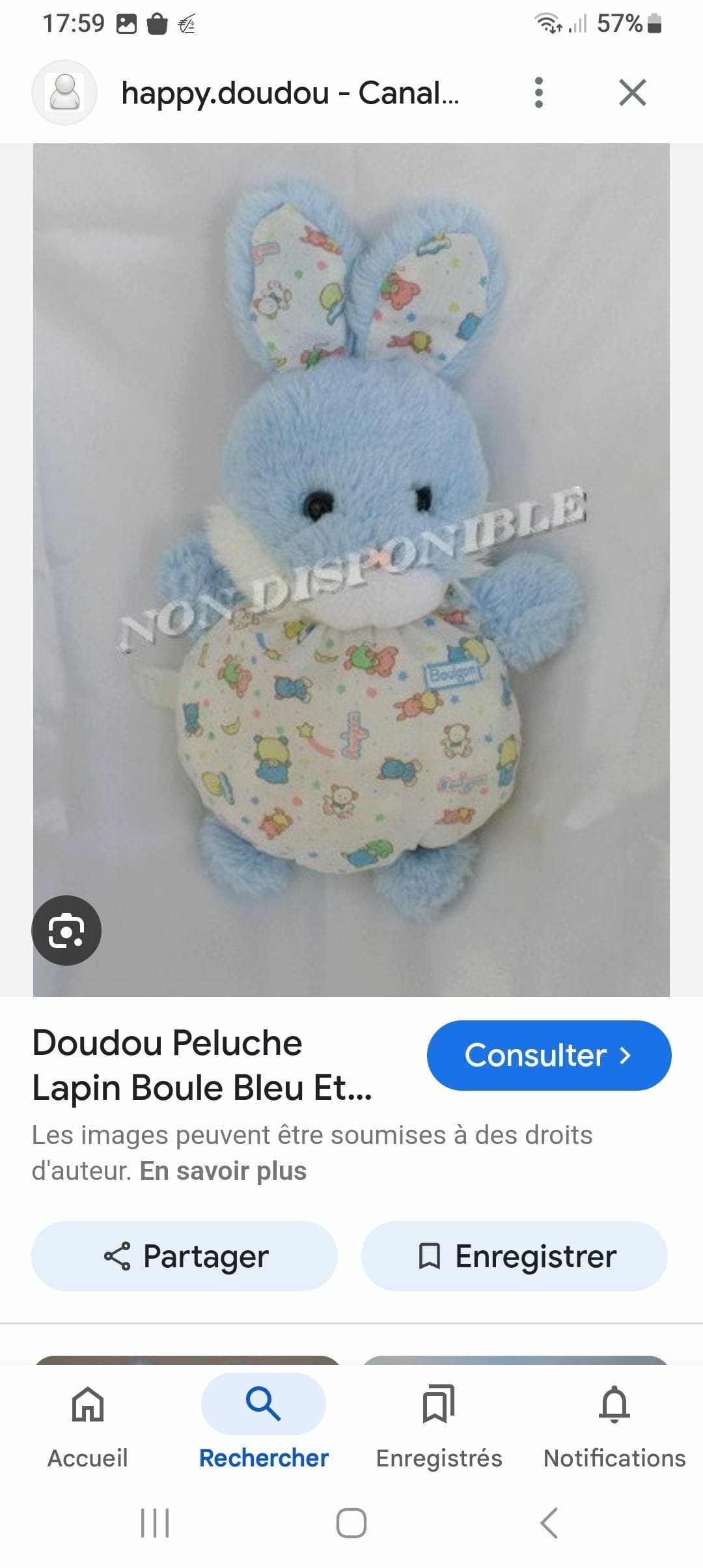 Recherche doudou