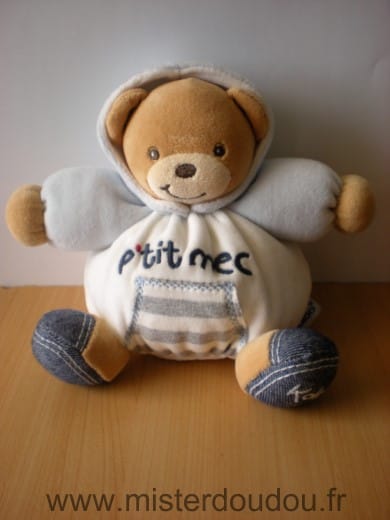 Ours Bleu blanc ptit mec Kaloo