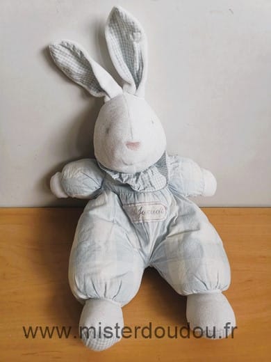 Lapin Bleu blanc vichy bebe jacadi Jacadi