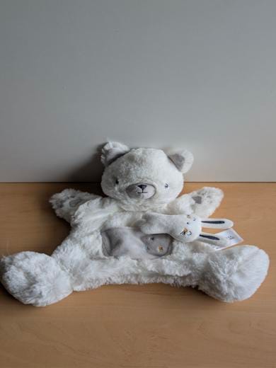Ours Blanc poche lapin Simba toy