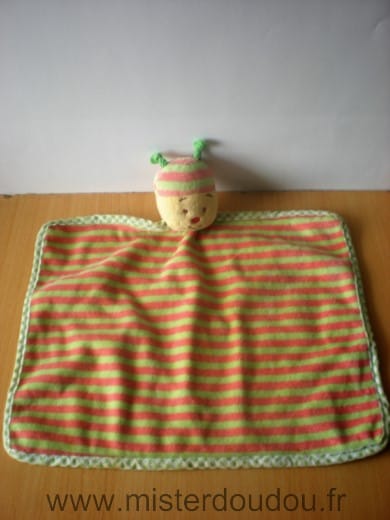 Abeille Raye vert rose Noukie s