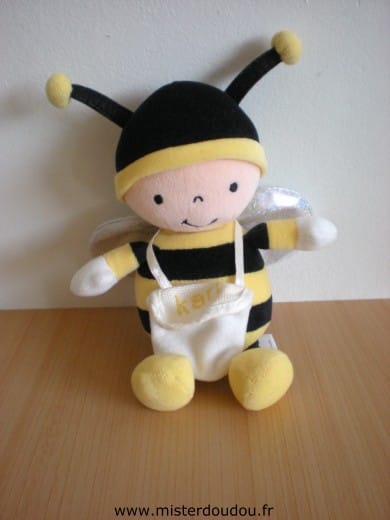 Abeille Jaune noir sac blanc Dmc