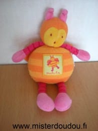 Abeille Orange rose Moulin roty