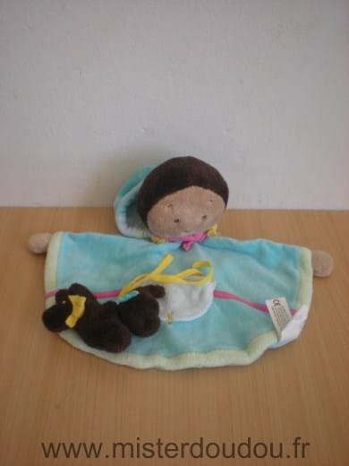 Bonhomme Bleu a capuche Catimini