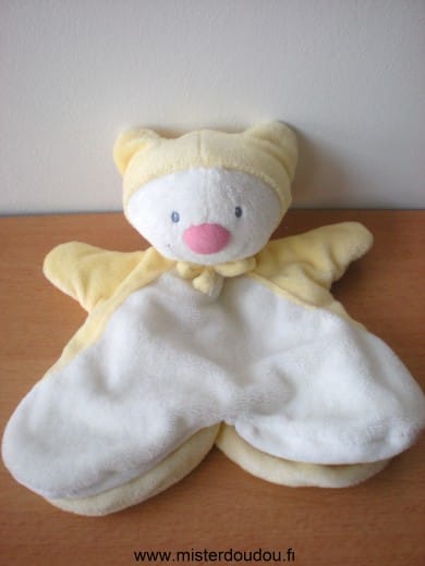 Bonhomme Blanc jaune Kiabi baby