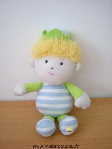 Bonhomme Bleu blanc vert Luminou