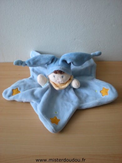 Lutin Bleu etoiles jaunes Nicotoy