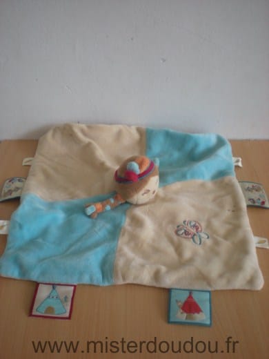 Bonhomme Indien bleu beige Noukie s