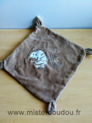 Carre Beige zebre Petit a petit