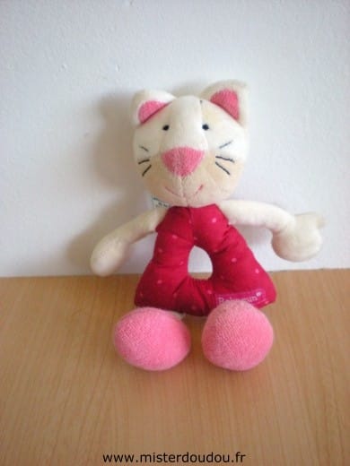 Chat Rose rouge blanc Baby sun