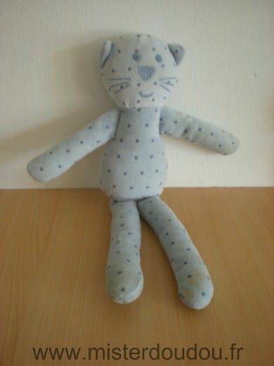 Chat Bleu etoiles bleues Bout chou