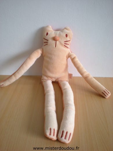 Chat Rose orange Du pareil au même