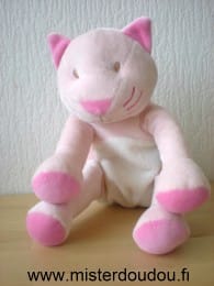 Chat Rose blanc Kiabi baby