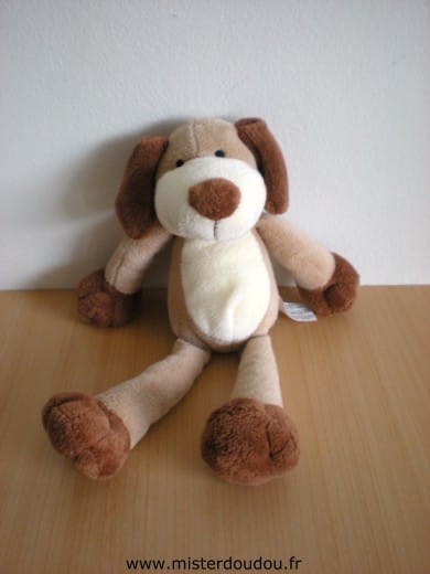 Chien Ecru beige marron Marque Inconnue