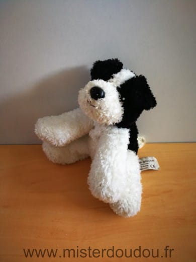 Chien Blanc noir Anna club plush